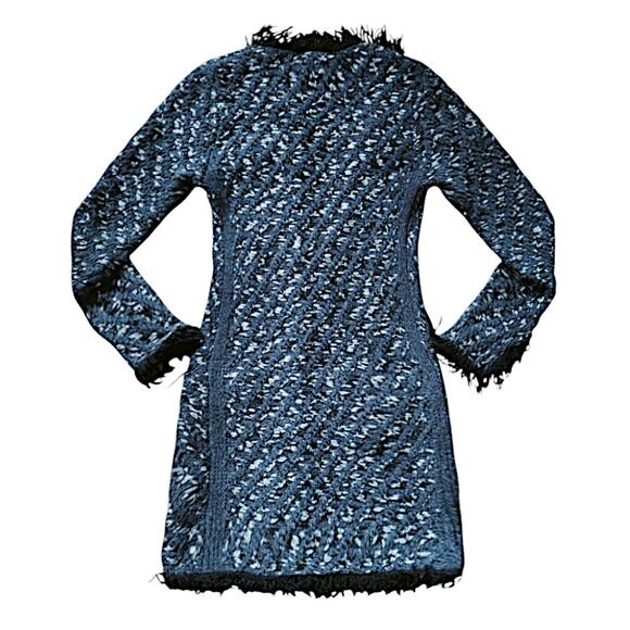 Maje Blue/Silver Cardigan Sweater | Size S - Picture 2 of 3